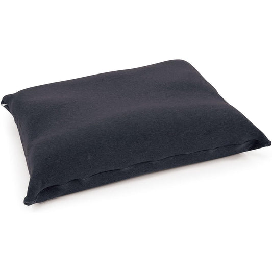 MOGU Pillow, Navy, Family Health Pillow Cover Included (Total Length Approx. 54cm), Bead Cushion, Navy