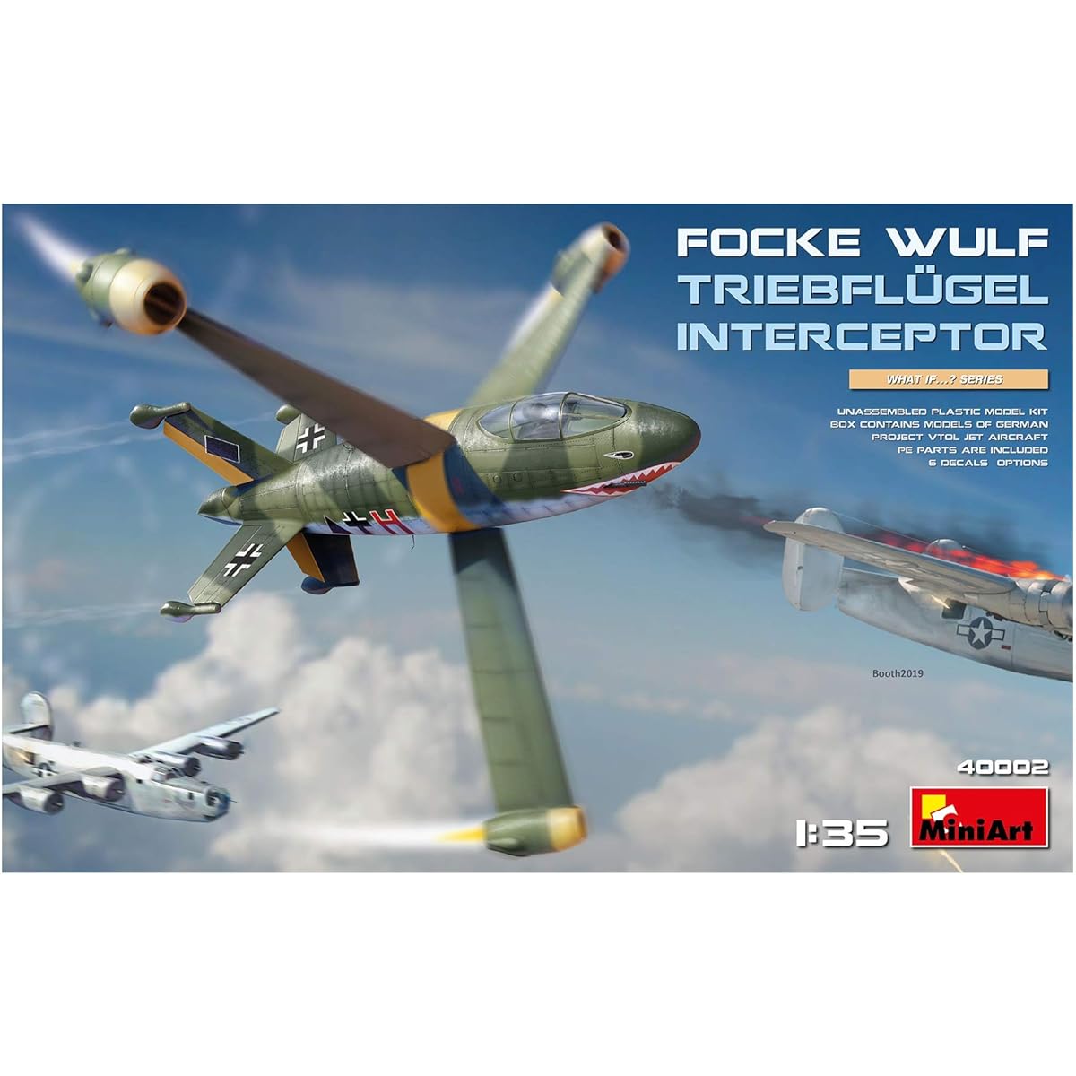 Miniart 1/35 Luftwaffe Focke-Wulf Triebflugel Plastic Model MA40002