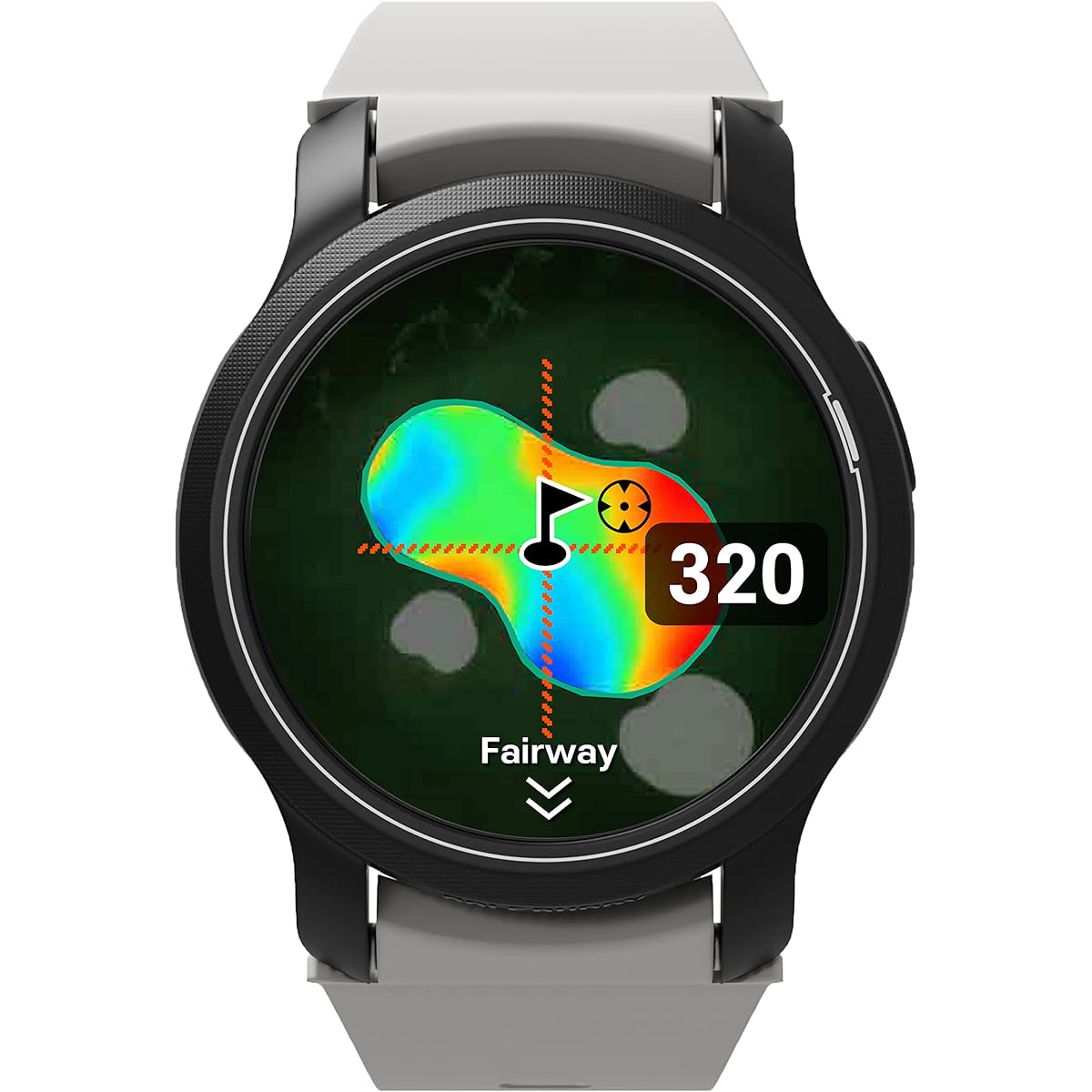 [GOLF BUDDY] aim W12 full color touch golf watch *additional strap provided (genuine Japanese product)