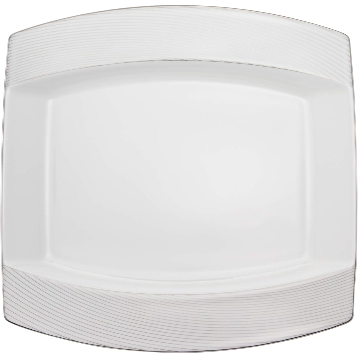 NARUMI Plate Opera Stripe Silver 27cm A La Carte 50811-5363