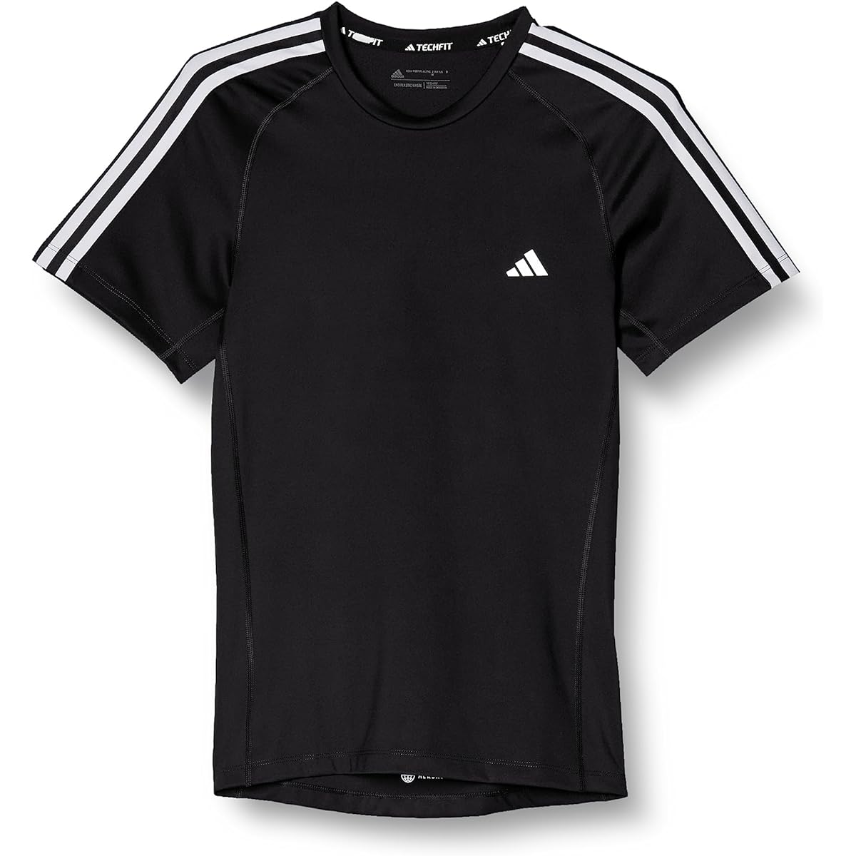 Adidas RP431 Men's Short Sleeve T-Shirt Tech Fit 3 Stripes Training