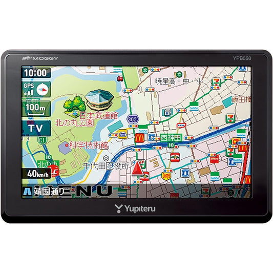 Jupiter 5.0 type portable car navigation with one segment built-in YPB550