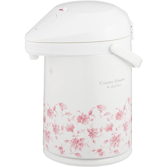Peacock Air Pot Glass Tabletop Thermal Country Flower 2.2L MOP-22 FLC