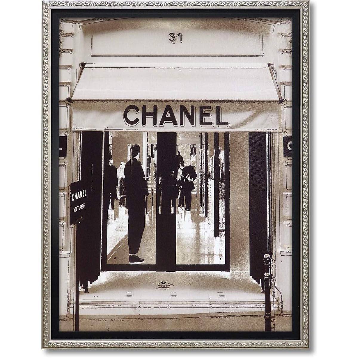 U-Power Homage Canvas Art Frame Madeleine Blake S size "Designer Entrance 2"