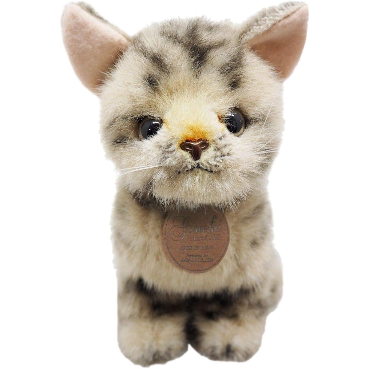 Sanei Boeki Original Stuffed Toy Graceful (Made in Japan) Sitting Ame Show Brown W12 x D18 x H20.5cm Cat I-6852