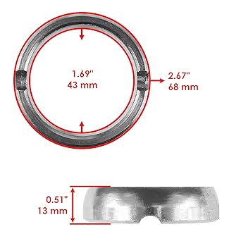 Caltric exhaust muffler gasket seal spring kit Polaris RZR XP/RZR XP 4 1000/2014