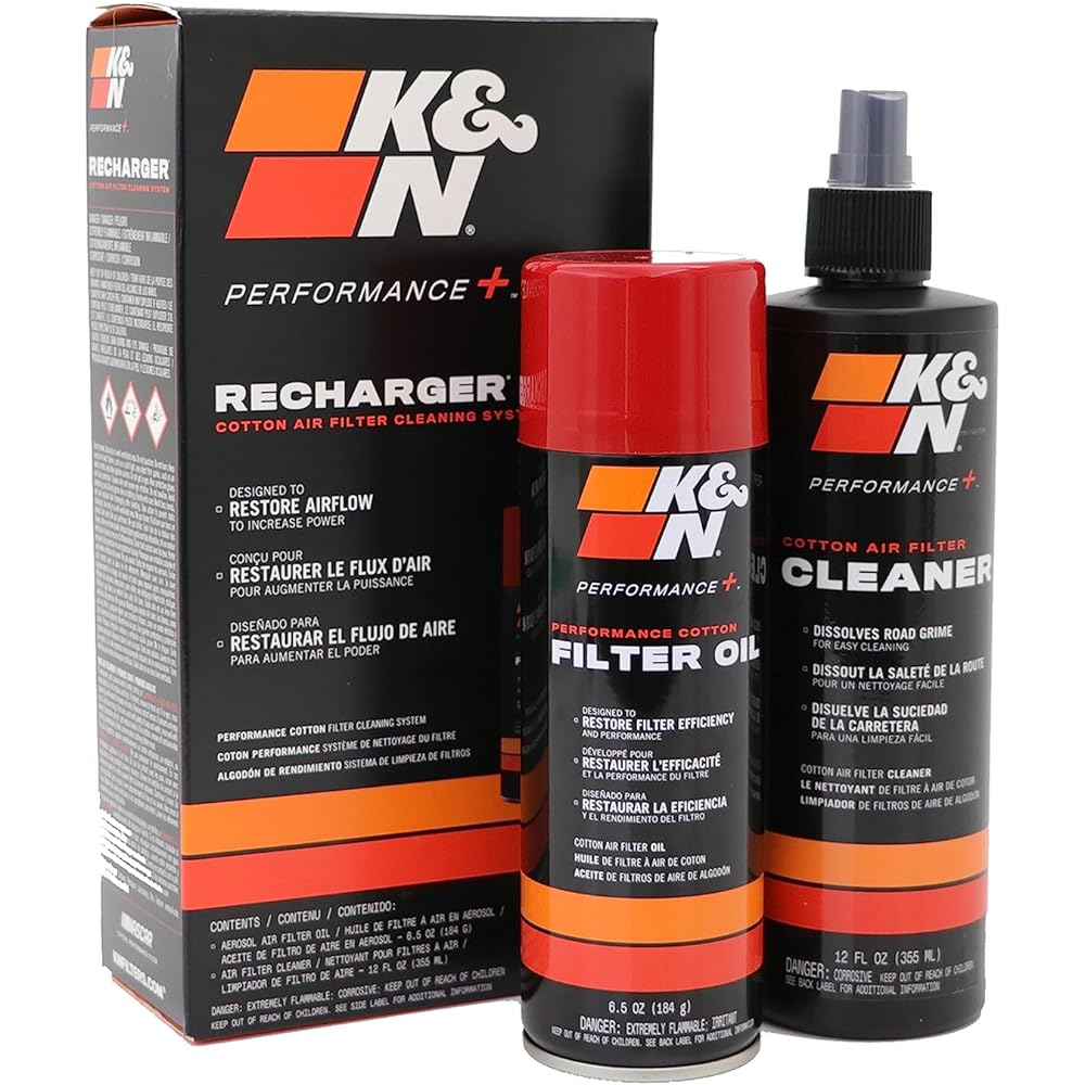 K&N [Regular Imported Product] K&N Maintenance Kit [Washer & Aerosol Oil Set] 99-5000 [HTRC2.1]