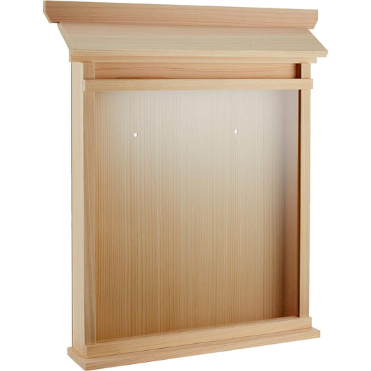 Shinto Altar Village Simple Shinto Altar Hanging Shinto Altar Sansha Natural 37.5 x 32 x 6 cm