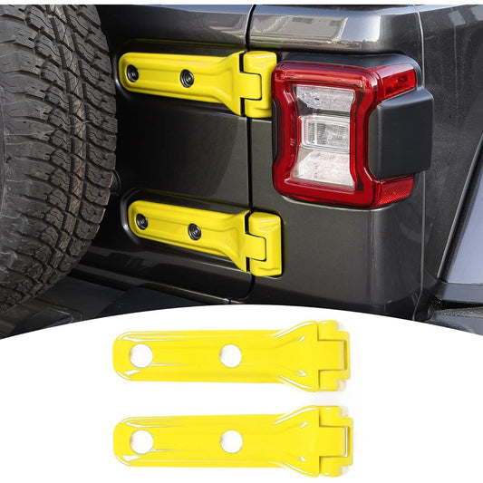 Tail gate hinge hinge cover rim 2018-2021 JEEP WRANGLER JL & Unlimited (yellow)