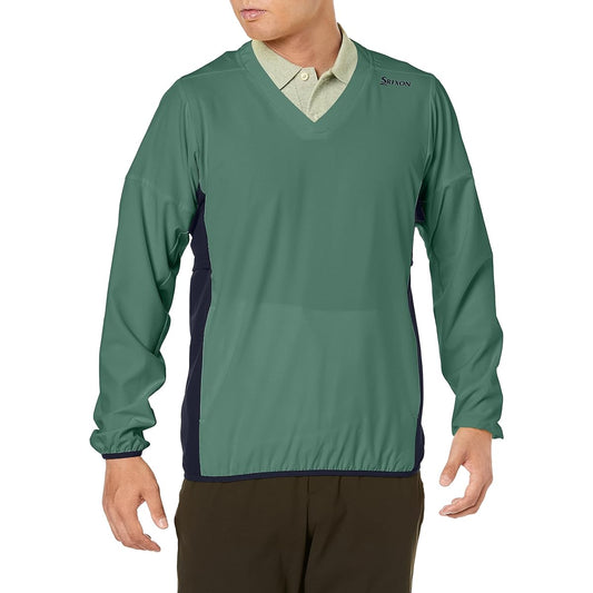 [SRIXON] Blouson V-Neck Windbreaker MOTION 3D Water Repellent Stretch Golf RGMWJK03 Men's