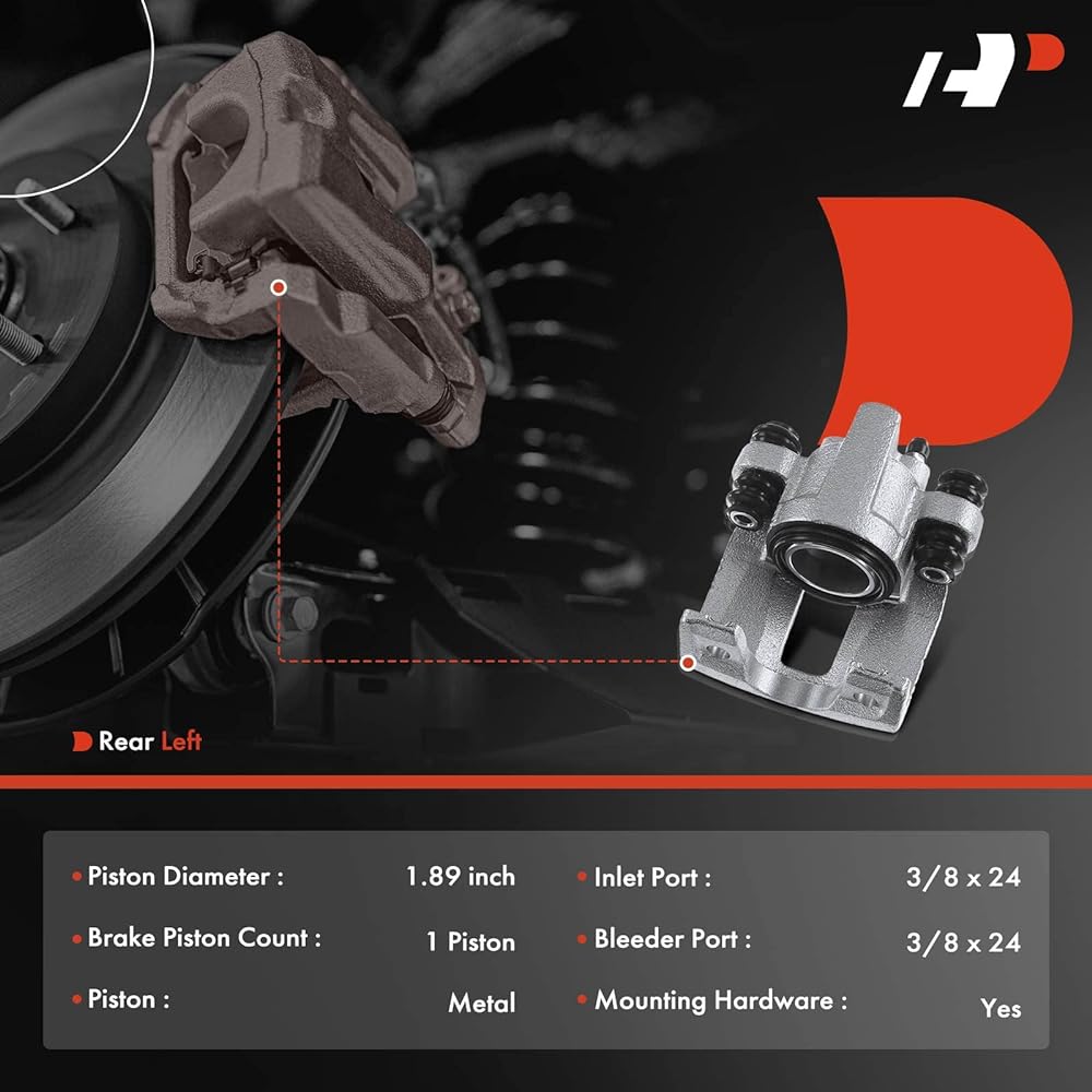 A -PREMIUM Disc Brake Caliper Ausembrack No Ford and Mercury Model -Explorer, Explorer Sports, Ranger, Mountenia 1995-2000 4.0L 5.0L -Rear left driver side side