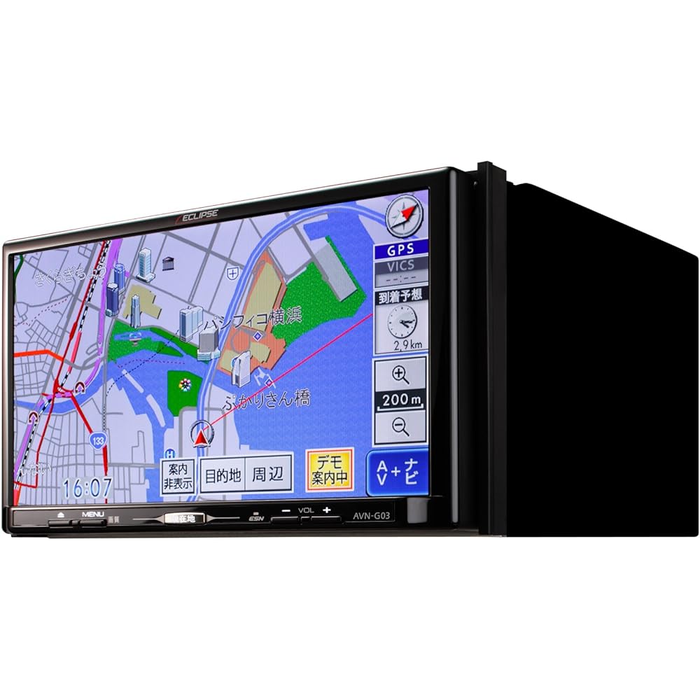 DENSO TEN SALES ECLIPSE AVN-G03 Built-in memory navigation DVD/CD/terrestrial digital TV 7-inch WVGA AV system AVN-G03