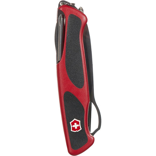 VICTORINOX Ranger All 8 Types Swiss Army Knife Multifunctional Knife Outdoor Non-Slip Handle Swiss Made Multi Tool Compact Easy to Carry Disaster Prevention Goods Jutoku Knife All Purpose Knife [Domestic Genuine Product Warranty Included]