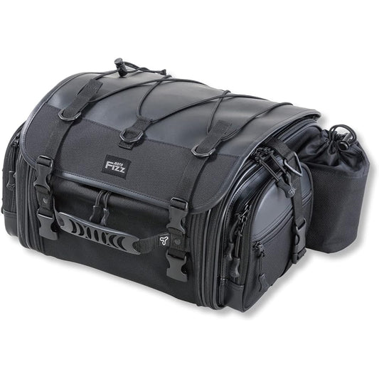 [Tanax] Motorcycle Bag MOTOFIZZ Mini Field Seat Bag EX Black 19-27L MFK-293
