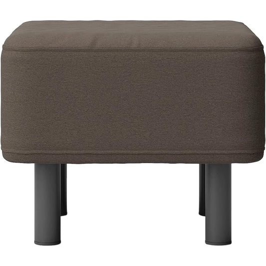 MUJI Cover Brown Washed Cotton Canvas Sofa Bench for Ottoman 82584608