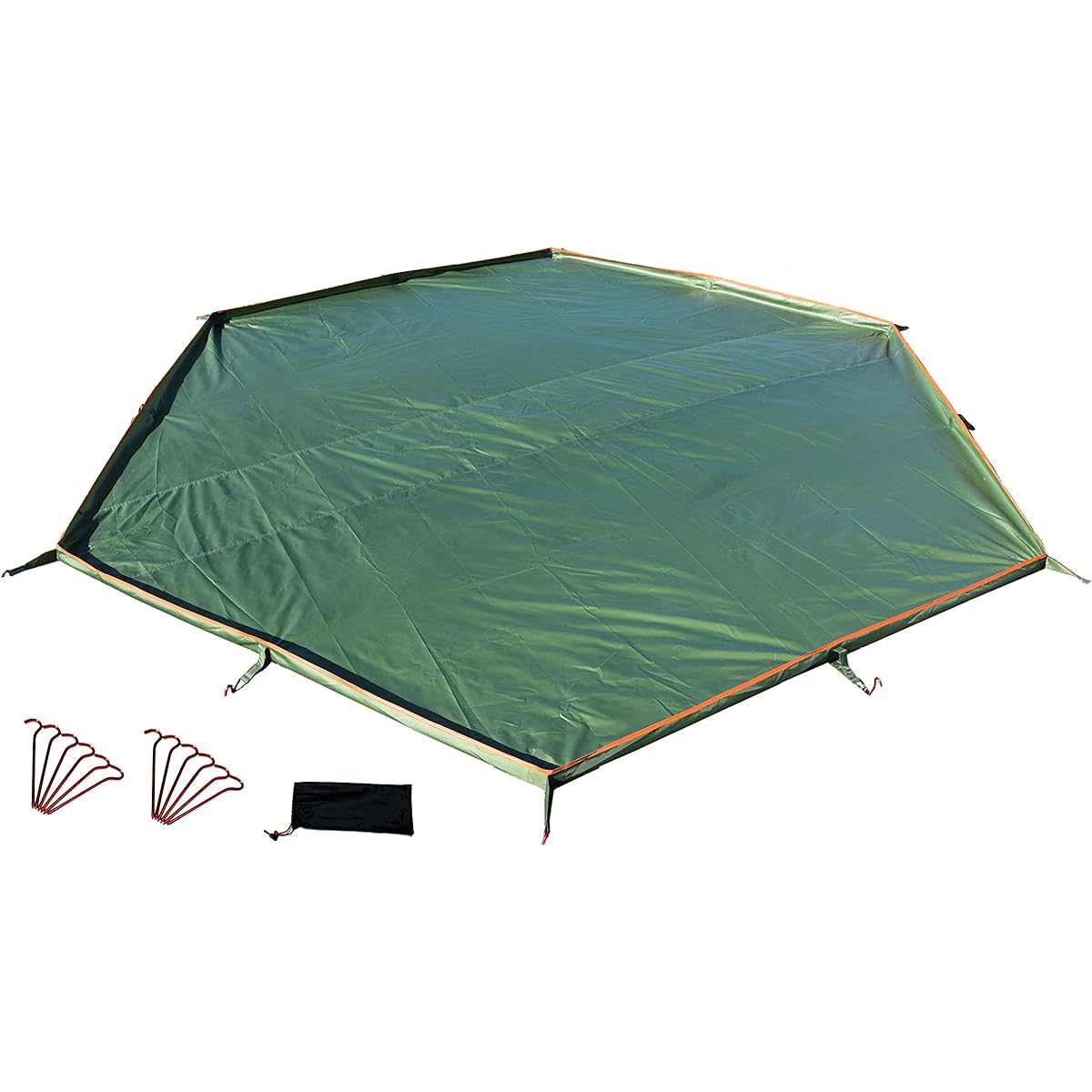 iBeamed Hexagonal Tatami Ground Sheet 3D Insect Repellent Dirt Repellent Footprint (380, Hexagonal)