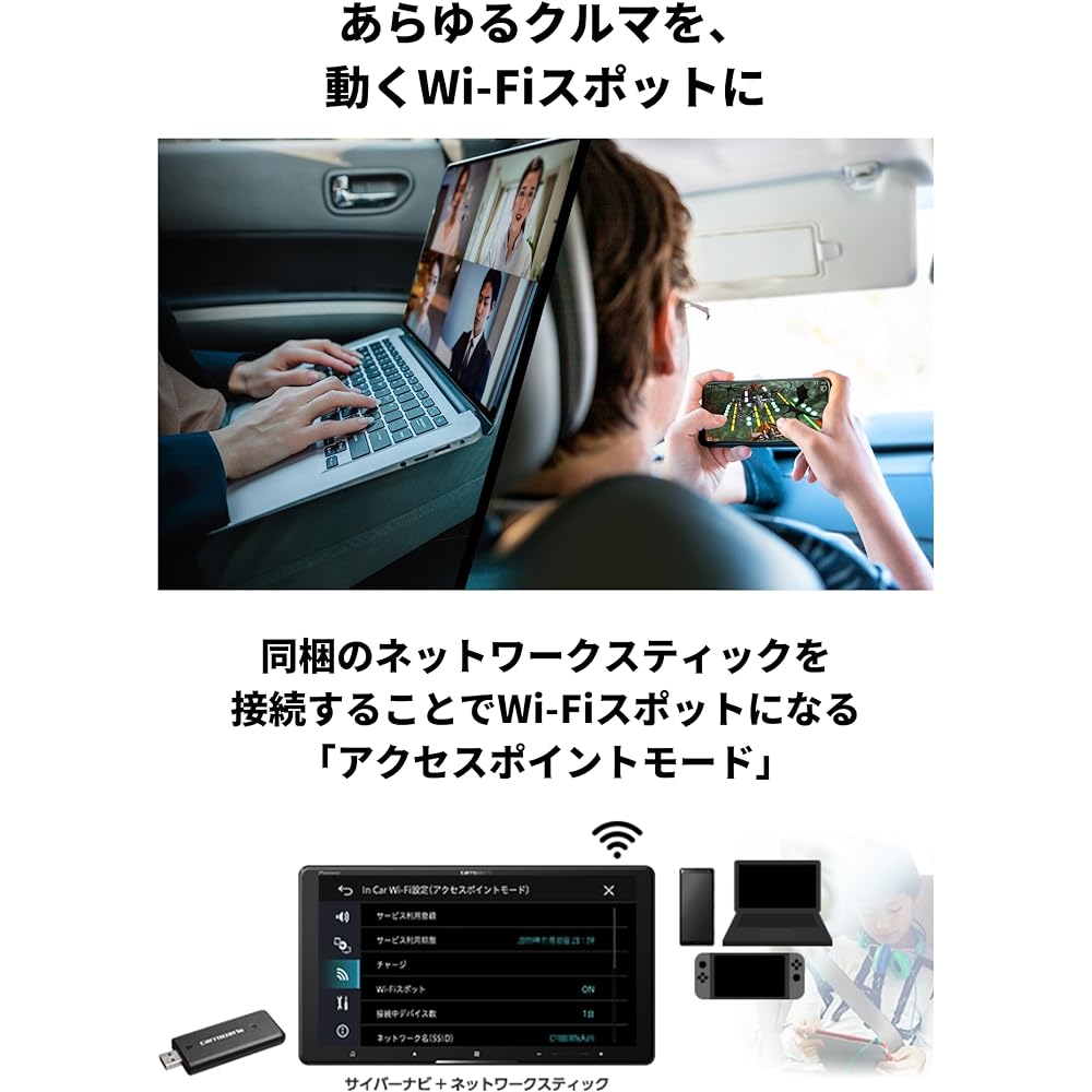 Pioneer Car Navigation AVIC-CL912-3-DC 8 Inch Cyber Navigation Free Map Update Full Seg DVD CD Bluetooth SD USB High Resolution HD Quality Network Stick Set Carrozzeria