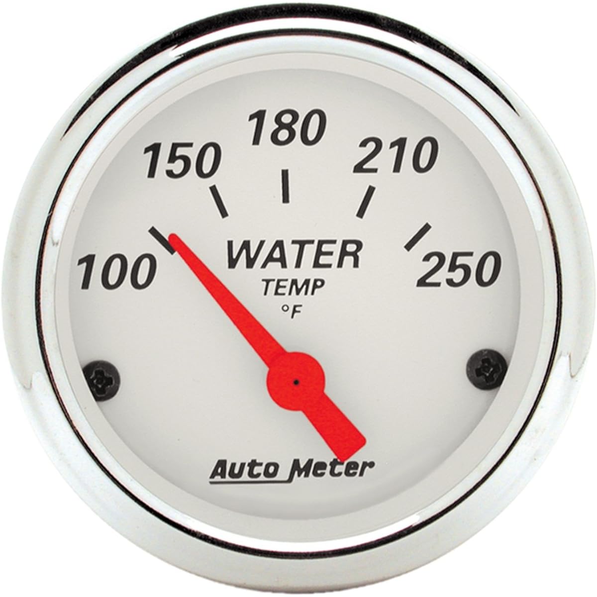 Auto Meter 1337 Arctic White 2-1/16 inch short sweep electric water thermometer