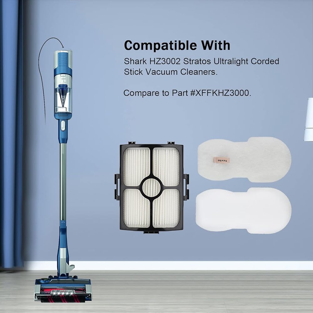 Shark Hz3002 Stratos Ultra -Light Code Stick Vacuum cleaner replacement filter