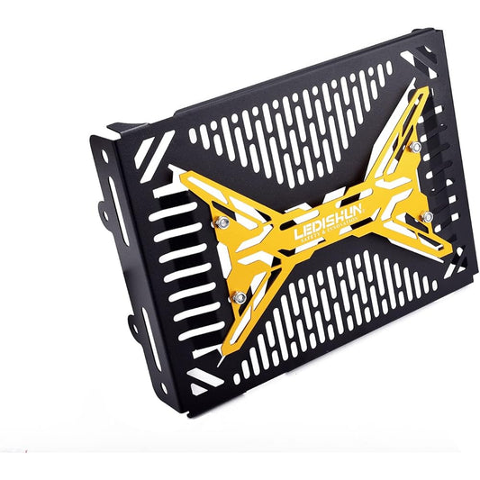 LEDISHUN Radiator Core Protector for Honda CL250 CL500 Radiator Guard (Gold)