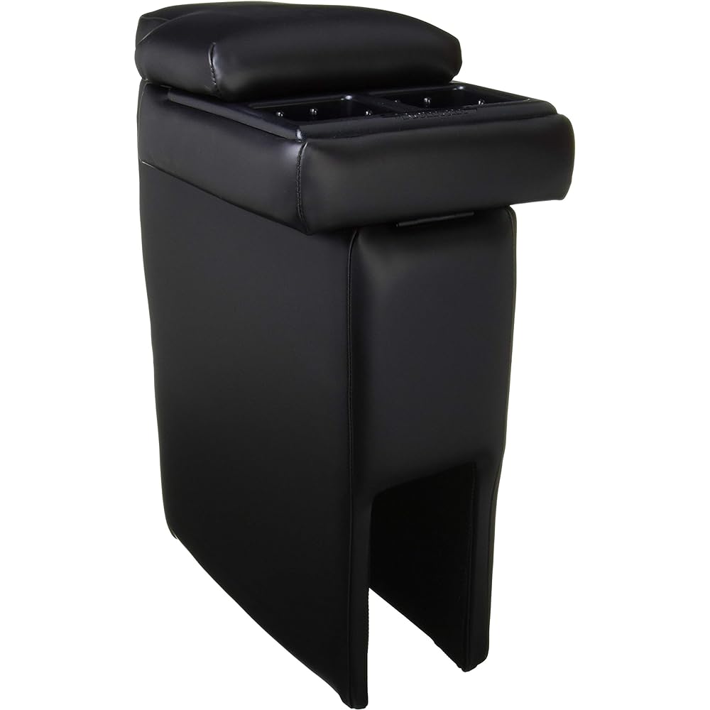 Ito Seisakusho Armrest Console Box Double Storage Mini Light Vehicle/General Purpose Type Black DSM-1