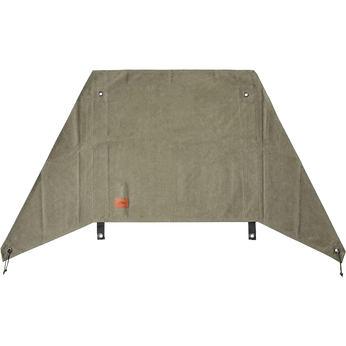 Camping Moon Bonfire Reflector Windshield Camp Canvas Stainless Steel Frame Storage Case Included Khaki Color