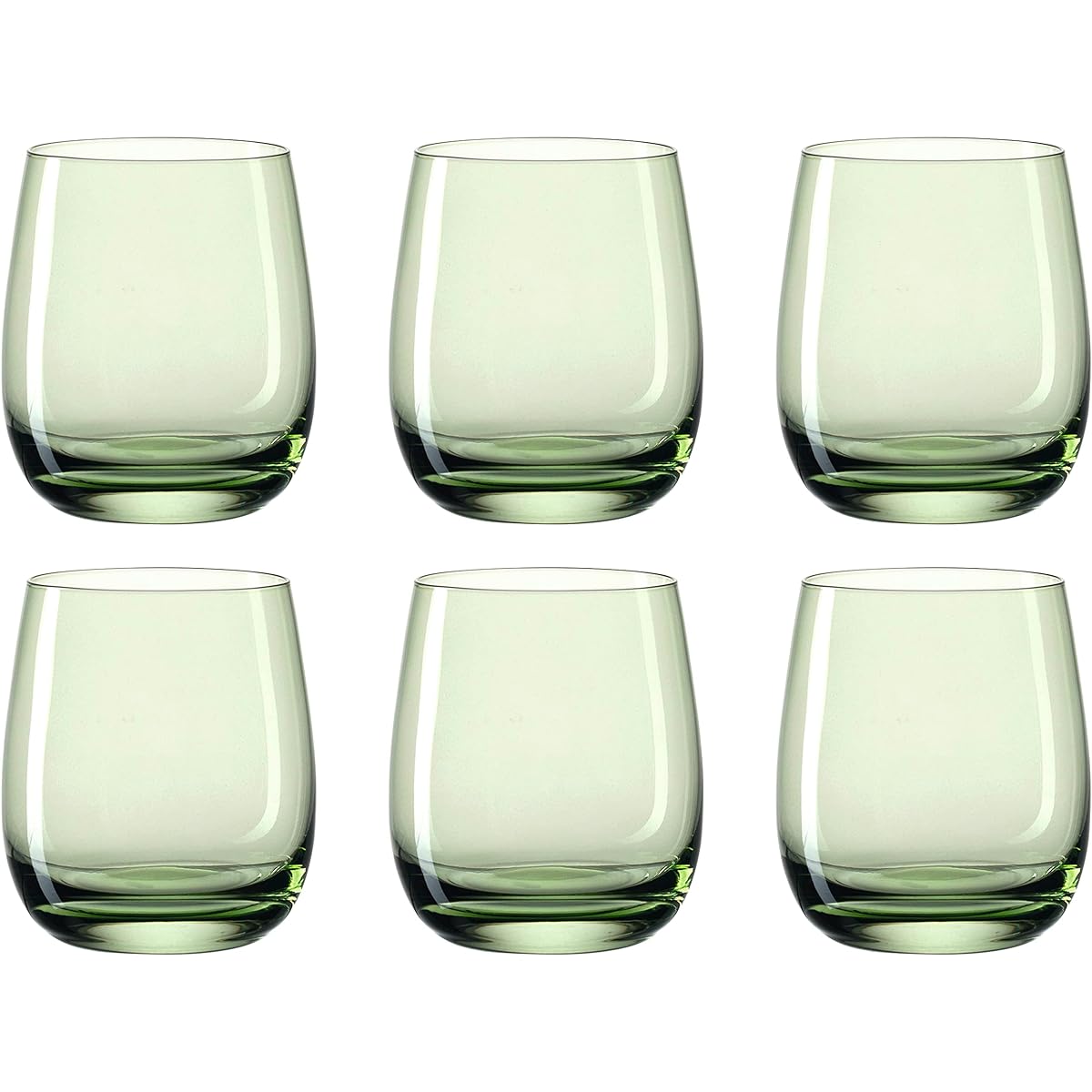 LEONARDO Tumbler Green Size:∅8.4×H9.7cm Tumbler Sora 018196 6 pieces