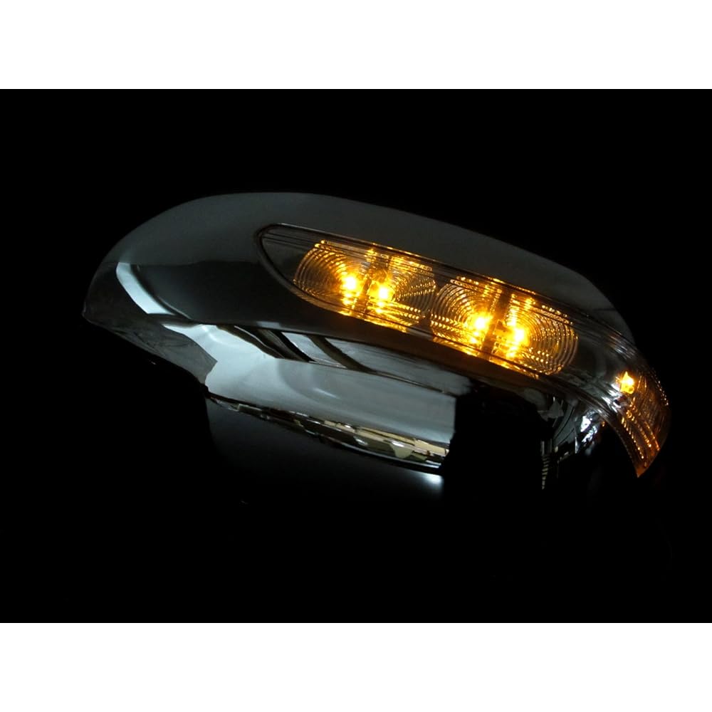 BRIGHTZ Hiace 200 Standard Car Plated Door Mirror Cover with LED Turn Signal S Type [MIR-SID-124] I Type II Type III Type IV Type V Type 1 Type 2 Type 3 Type 4 Type 5 280