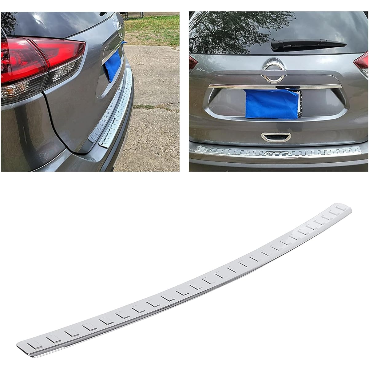 ECOTRIC Rear Bumper Cover Rear Trunk Boots 2014-2016 ROGUE Replacement 999T6-G2000 999T6G2000 999B1G500A 99B1 G500A