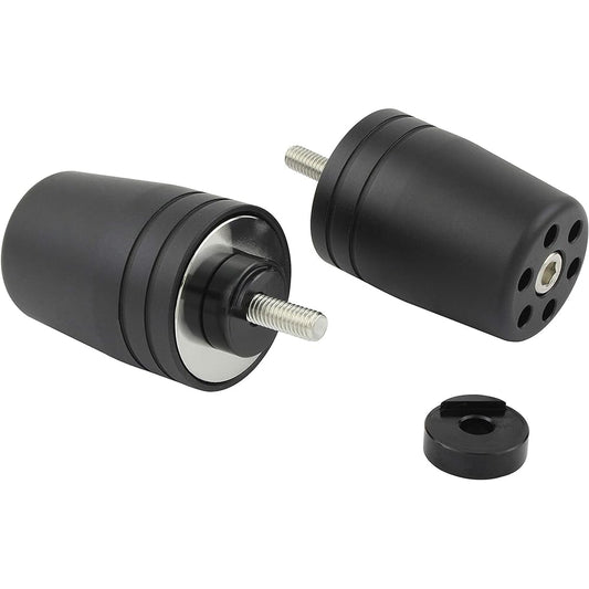 POSH Motorcycle Supplies Handlebar End Ultra Heavy Bar End M6 Type for Yamaha Genuine Handlebar YZF-R25 and Others Matte Black 031699-26-10