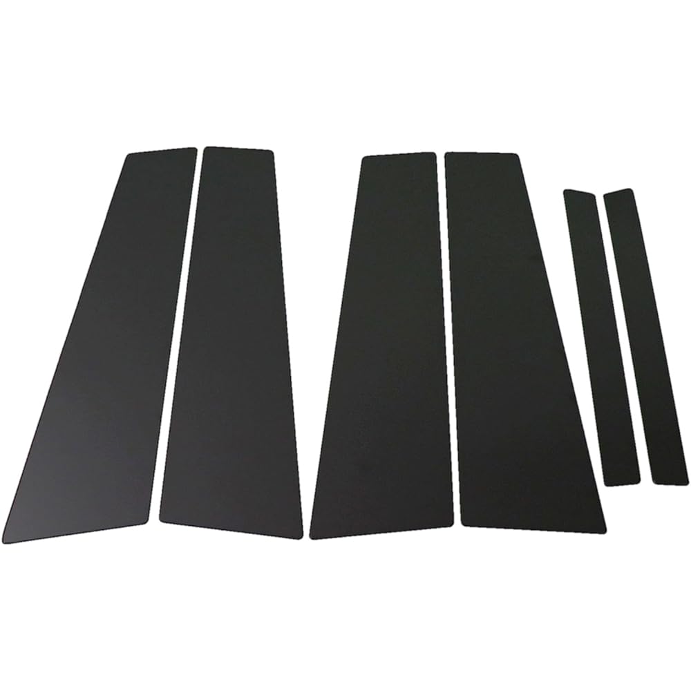 BRIGHTZ Lexus LS460 LS460L LS600h LS600hL UVF45 UVF46 USF40 USF41 USF45 USF46 Super Mirror Stainless Steel Black Plated Pillar Panel Visor Useful 6PC [PIL-BLA-028] LEXUS LS 460 460L 600h 600hL 460 600 11087