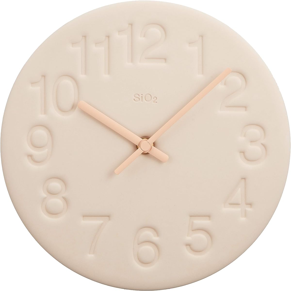 Lemnos Wall Clock Analog Diatomite Clock Pink LC11-08 PK Lemnos