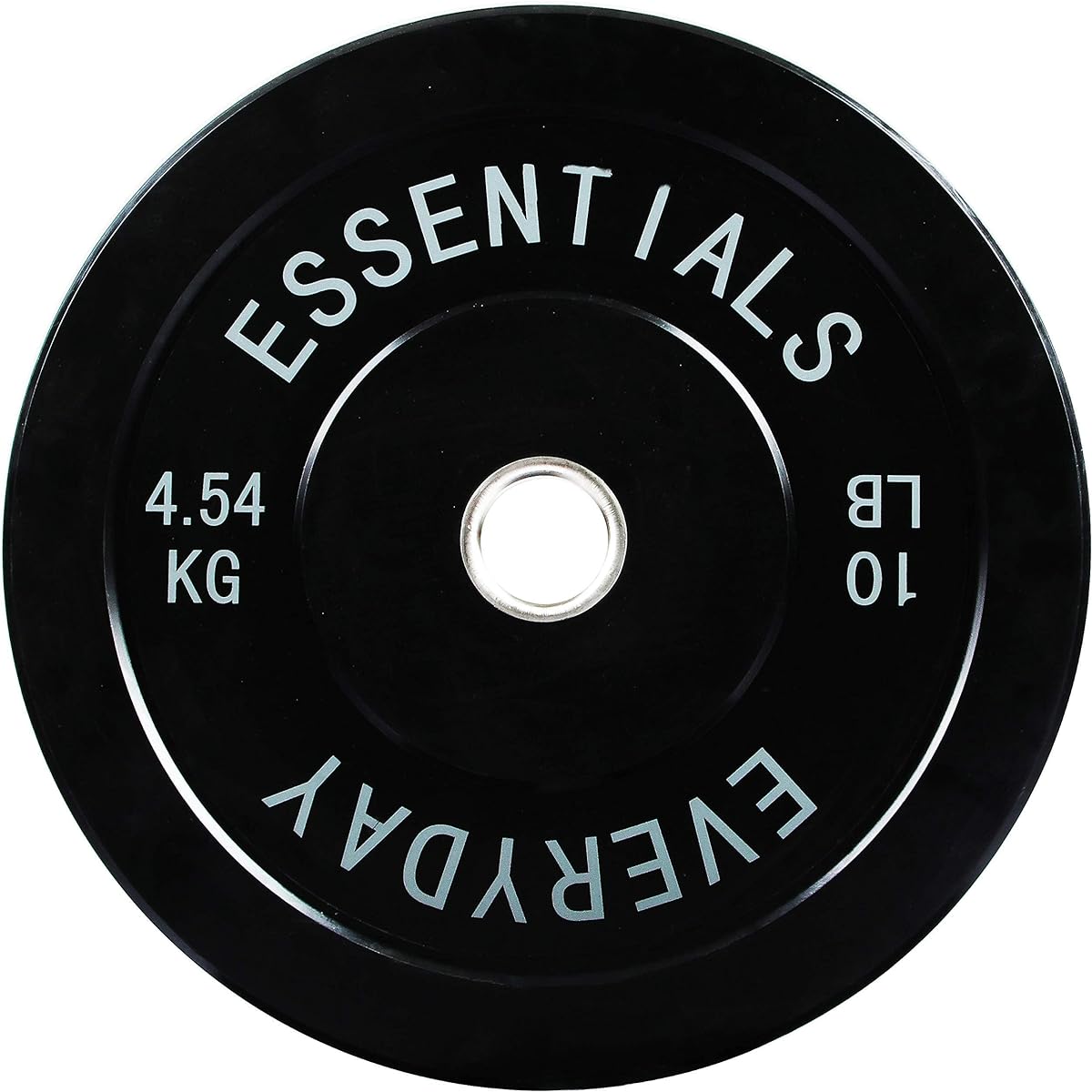 Balance From Weight Plate Everyday Essentials Color Coded Olympic Bumper Plate W Steel Hub Black [Regular Japanese Import Product] BLK-BP
