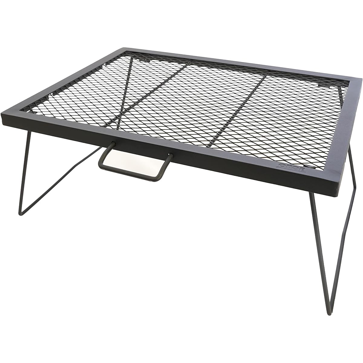 Onoe Seisakusho (ONOE) Multi Stand MII MS-4560-II [Suitable for tables around a bonfire, use with legs spread out, black, assembly 600 x 500 x 270 mm, camping table, outdoor table]