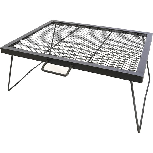 Onoe Seisakusho (ONOE) Multi Stand MII MS-4560-II [Suitable for tables around a bonfire, use with legs spread out, black, assembly 600 x 500 x 270 mm, camping table, outdoor table]