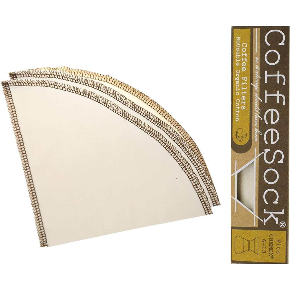 CoffeeSock Chemex Filter - Made from USDA Certified Organic Cotton