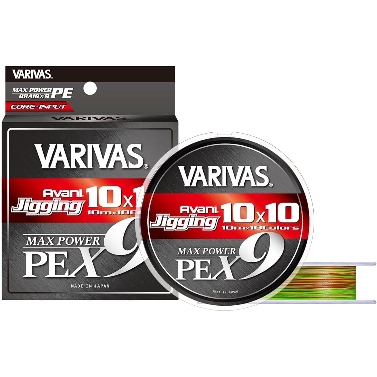 VARIVAS 9 strands PE line Avani Jigging 10×10 Max Power PE X9