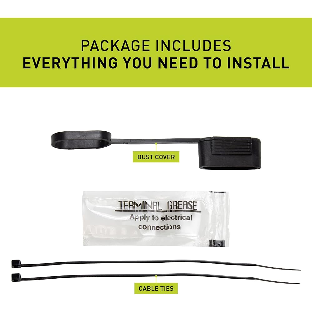 Hopkins 41945 Simple car trailer wiring kit for plugin