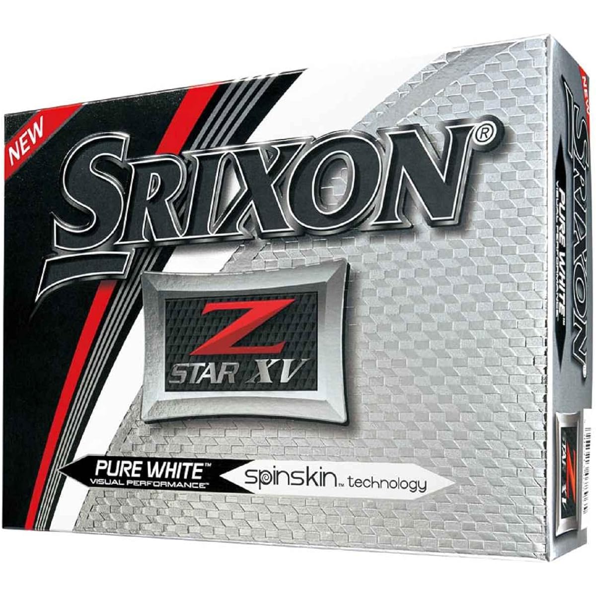 SRIXON Golf Ball Z-Star XV Z-Star XV Golf Ball 2017 Model 4 Piece Construction Parallel Import Product (1 Dozen) White