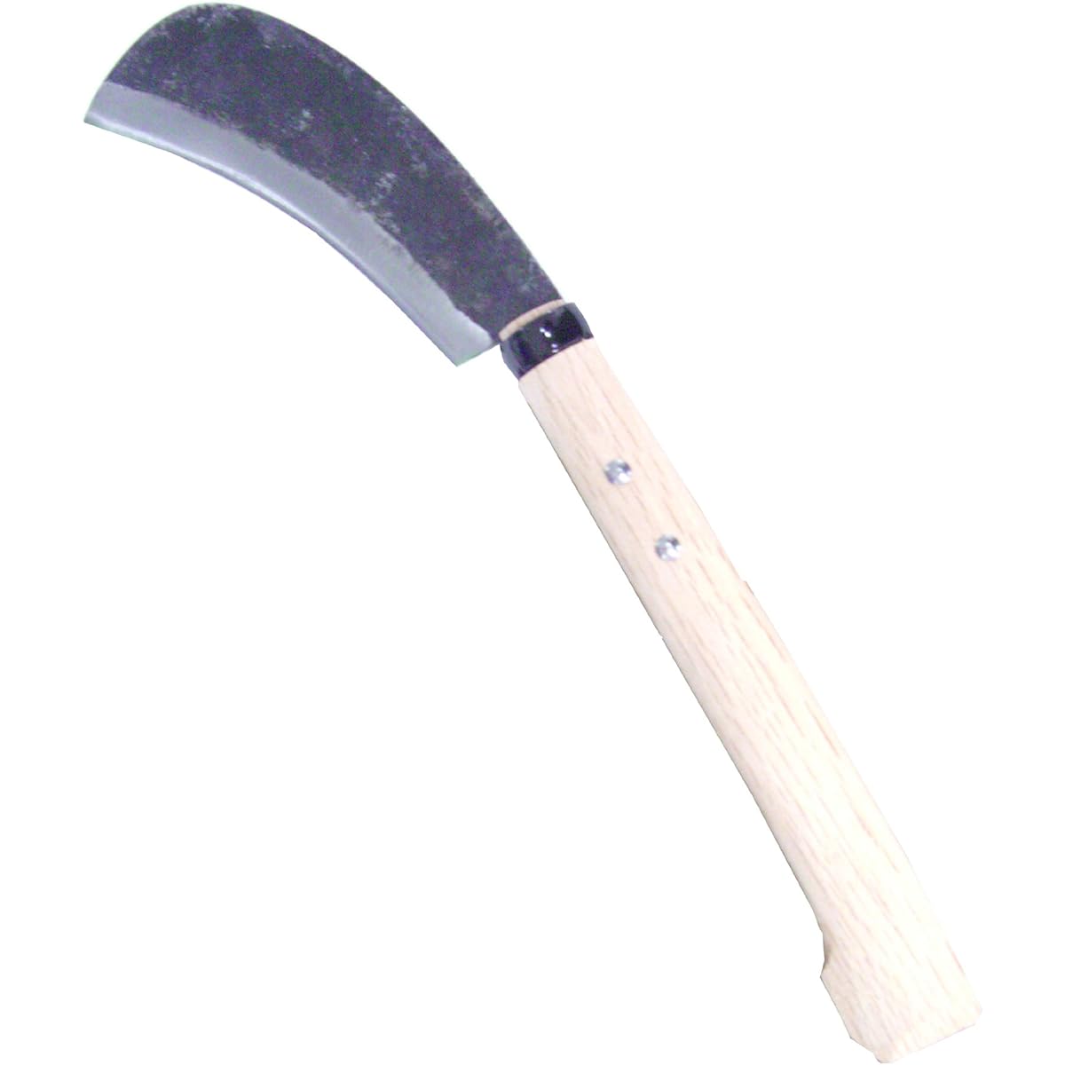 Bamboo cutting type thick sickle 300g Oak 240mm with knob pattern cover