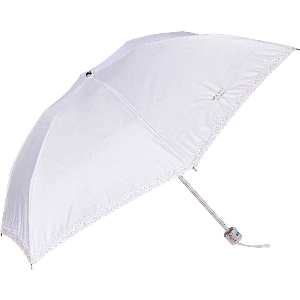 [Moonbat] PAUL & JOE ACCESSOIRES Women's Folding Umbrella, UV Heat Shielding, Light Blocking, Floral Pattern, Lightweight, Stylish, For Rain or Sun, Women's