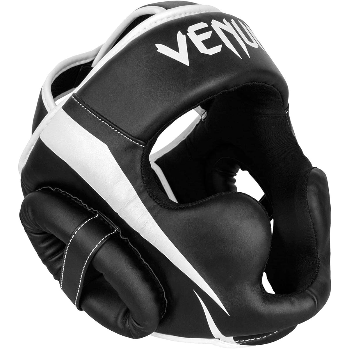 Venum Elite Headgear - Black/White