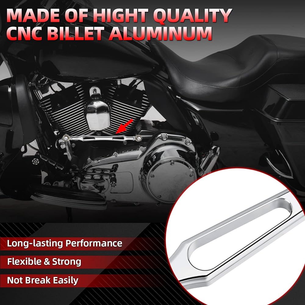 Amazicha Chrome Gear Shift Ringage Harley Davidson Sof Tail Dyna Touring Road King Electride Triglide Tri-Ride 1986-2022