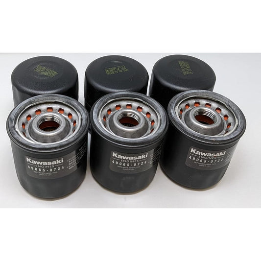 Kawasaki (6 packs) 49065-0724 Oil Filter 49065-7010 OEM