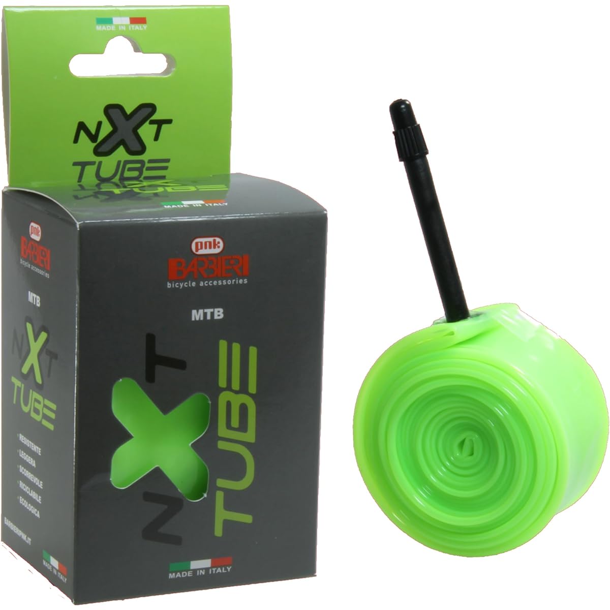 Barbieri Bicycle NXT TPU Tube 135g Presta 45mm Green 29X2.0-2.6 NXT/2926