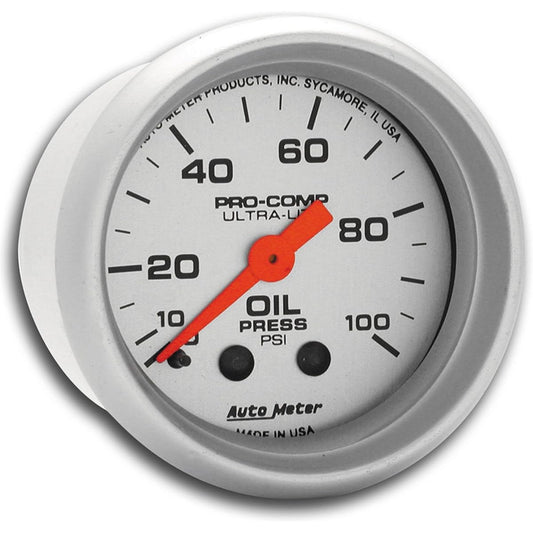 Auto Meter 4321 Ultra Light; The Machine Hydraulic Gauge