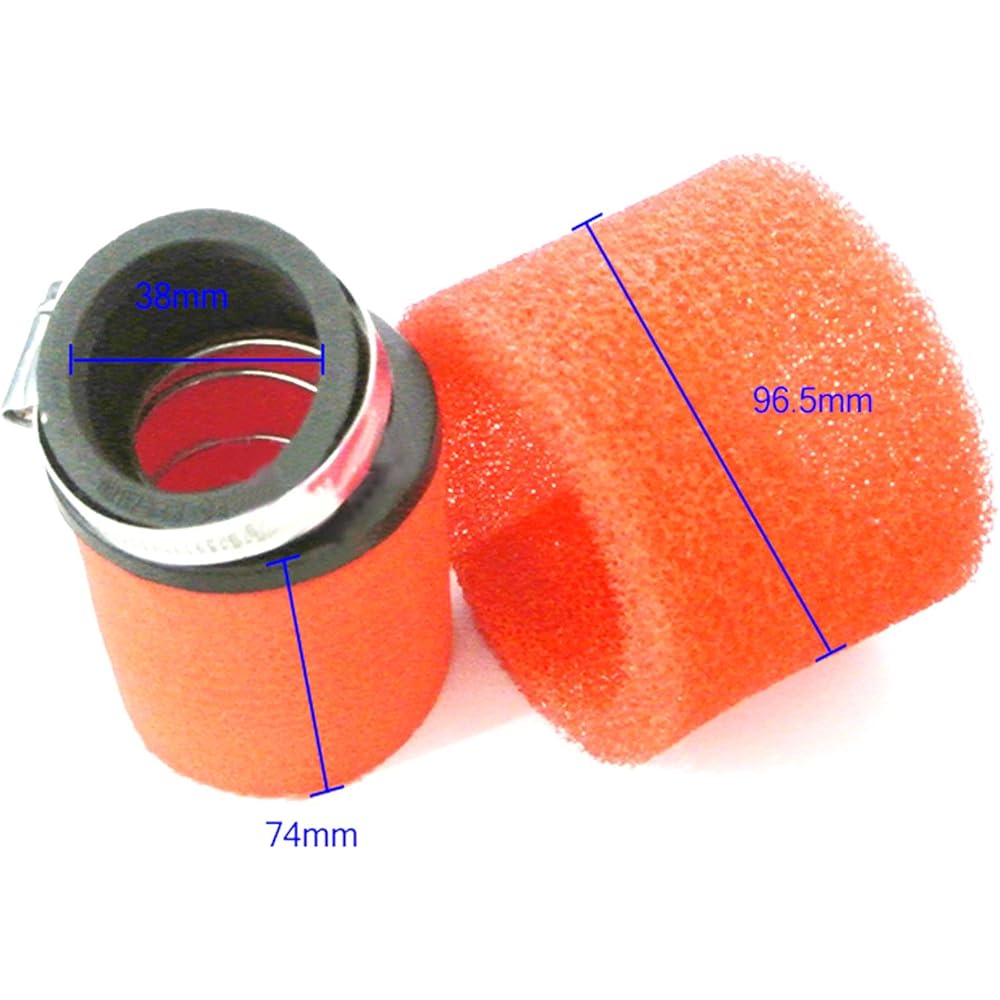 JRL 110cc 125cc 38mm Double Form Pepper with angle for air filter pit dart bike