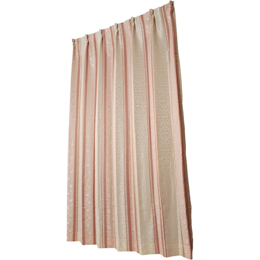 Univerle Blackout Drape Curtain Angle Rose Width 200 x Length 230cm 1 piece