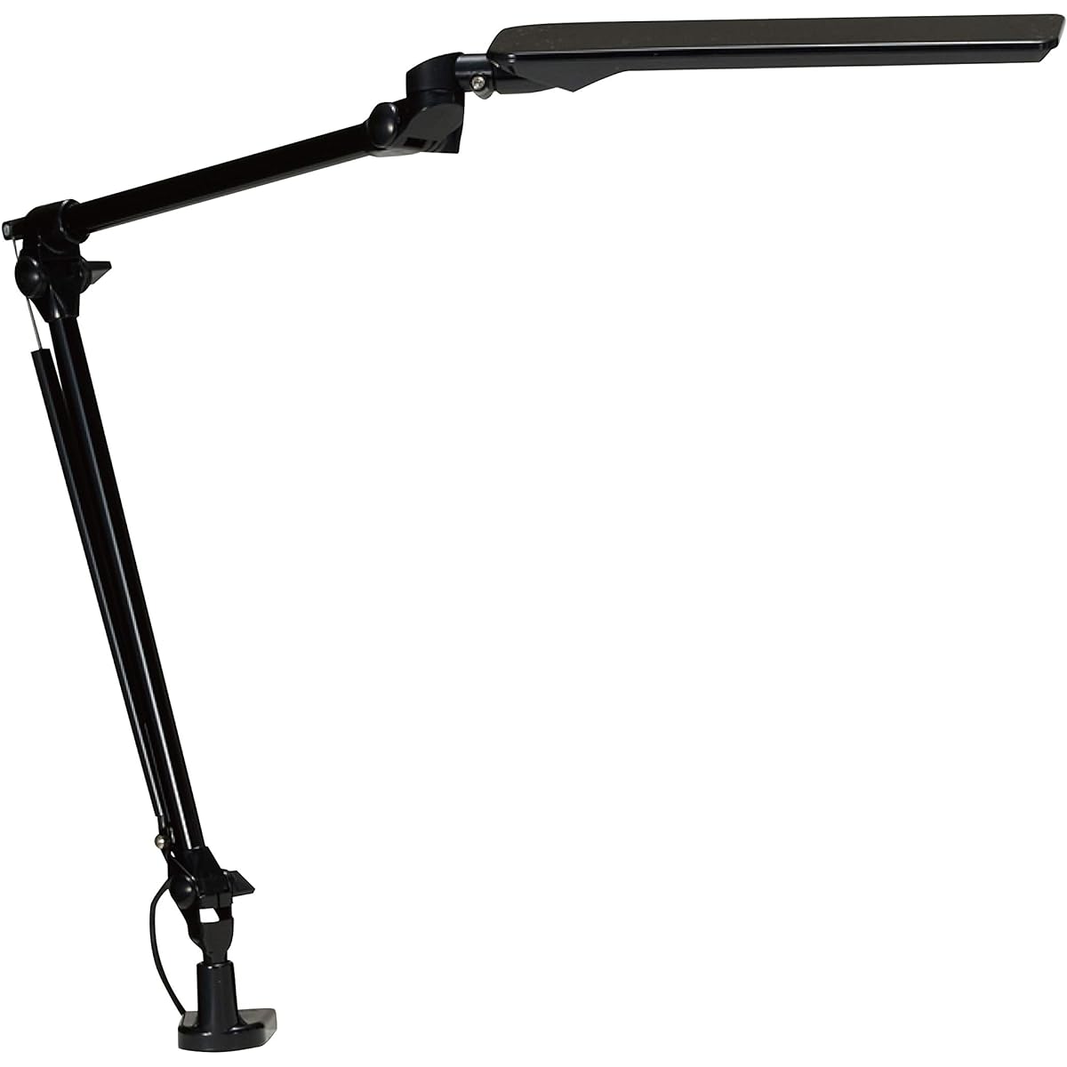 Koizumi Funitec KOIZUMI (Study Desk Study Desk) Desk Light LED Light Clamp LED Arm Light Black PCL-312BK