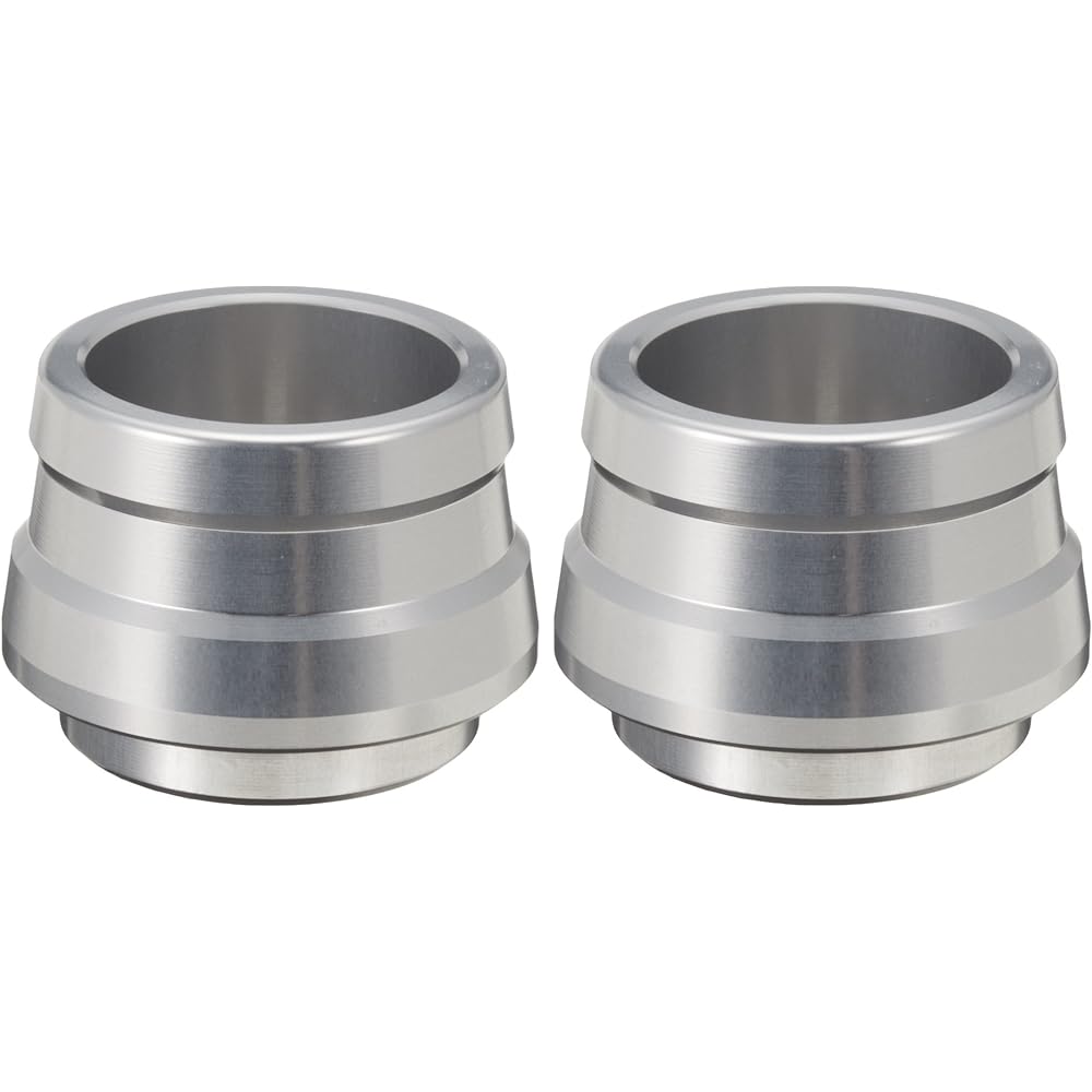 SHIFT UP Aluminum Axle Slider [M12 Short] For Front [Machined Aluminum/Silver] 210085-03
